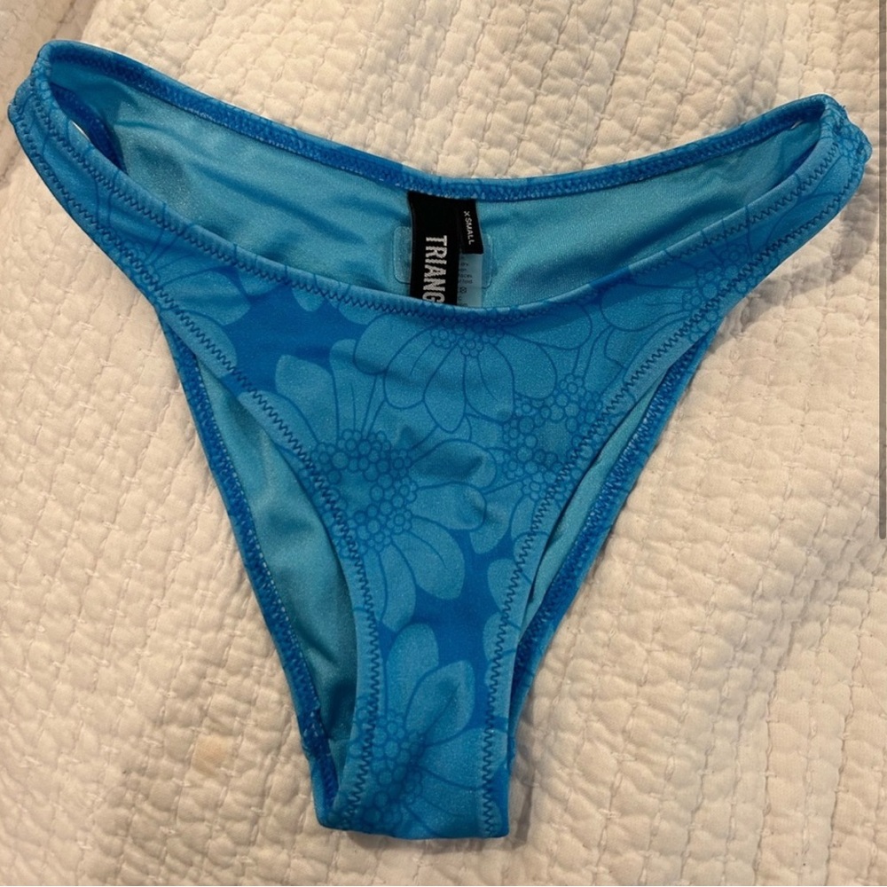 Triangl Swimwear Teal Floral Women's Panties